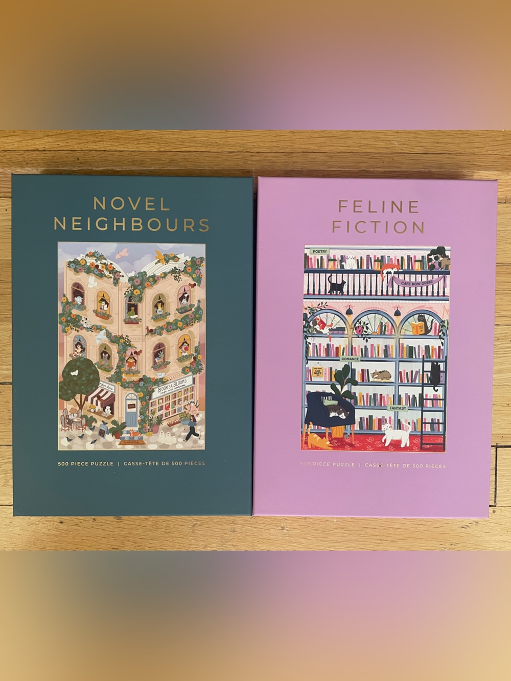 Hobbry “Novel Neighbours” & “Feline Fiction” Puzzle Set
